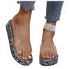 ZBYY Open Toe Platform Sandals for Women,Sexy Snakeskin Platform Slide Sandals Comfortable Summer Beach Travel Shoes view 1