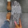ZBYY Open Toe Platform Sandals for Women,Sexy Snakeskin Platform Slide Sandals Comfortable Summer Beach Travel Shoes view 2