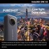 Insta360 ONE X2 360 Camera with Touchscreen - 5.7K30 360 Video, Front Steady Cam Mode, 18MP 360 Photo + InstaPano | Bundle Includes Invisible Selfie Stick (120cm) & 128GB Memory Card (3 Items) view 4