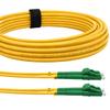 Elfcam - 30m/98.42ft Fiber Optic Cable LCA to LCA OS2 Singlemode Duplex 9/125um LSZH, Yellow, 30 Meter view 1