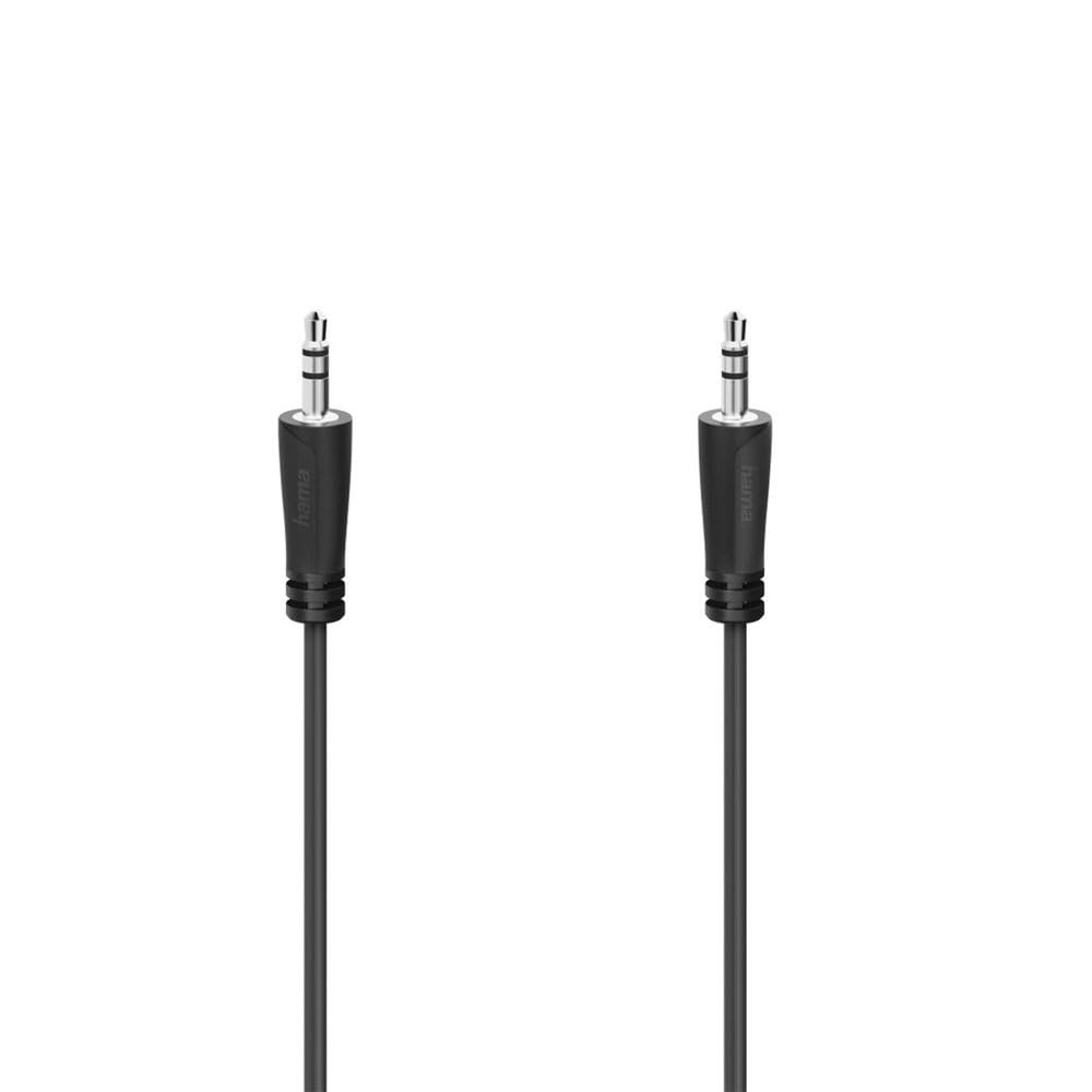 Hama Audio Cable, f. Jack Male 3.5 mm - f. Jack Male 3.5 mm,Stereo, 3 m