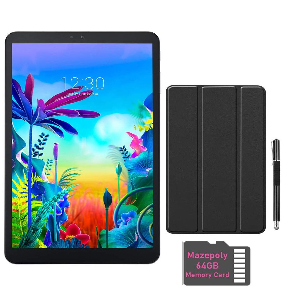 LG G Pad 5 10.1-inch (1920x1200) 4GB LTE Unlocked Tablet, Qualcomm MSM8996 Snapdragon 821 2.34GHz Processor, 4GB RAM, 32GB Storage, Bluetooth, Android (Tablet w/PenCase64GBSD)
