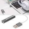 3.5mm Audio Port USB Sound Card, Computer Audio Card for All Computer Systems 7.1 Stereo,Audio Card Compatible with US and CN Types Headphones view 4