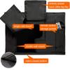 LKXHarleya Outdoor TV Cover, Wall-Mounted TV Screen Dust Cover Black Heavy Duty Waterproof Oxford TV Protector Fit for 65-70 Inch view 4