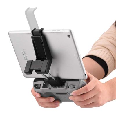 HeiyRC Adjustable Tablet Holder for DJI Neo/4K/4 Pro/2/Mini 3/AIR 3/2S/Mavic 3 Drone Remote Controller - 7-10.5 Inch Tablet Clip Stand Mount for iPad Mini/Air
