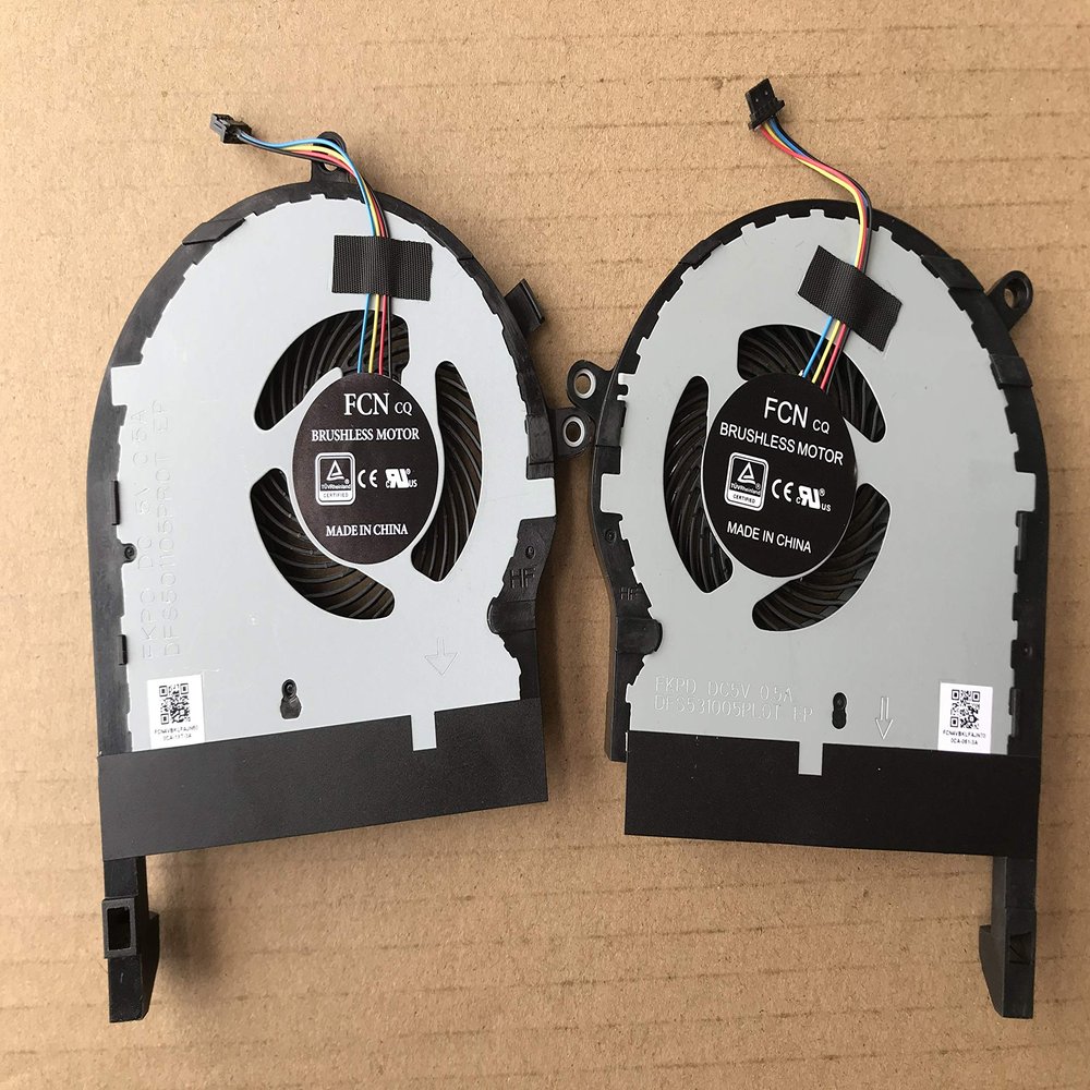 Original New for Asus FX80 FX80G FX80GE FX80FE ZX80GD CPU & GPU Cooling Fan 1 Pair