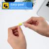 Cruxer Compatible for Brother TZES651 24mm 1" Extra-Strength Adhesive Label Tape Black on Yellow for PTD600 D600VP PTP700 P750W P900W P950NW PTP710BT PT-9600 PT-H500LI Label Makers, 5-Pack view 2