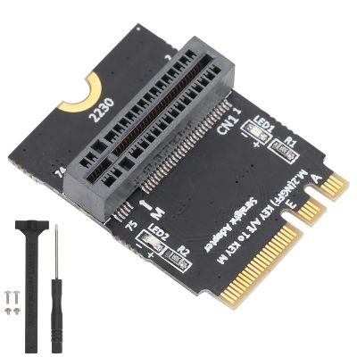 Heayzoki M.2 SSD Adapter Card,Adapter Card NVME SSD to M.2 Key AE Vertical Installation Network Converter for 2280 Type,M.2 Key A/E 2230 Type Socket on The Motherboard.