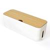 Cable Storage Box Power Strip Wire Case Anti Dust Charger Socket Organizer Network Line Storage Bin Charger Wire Management view 1