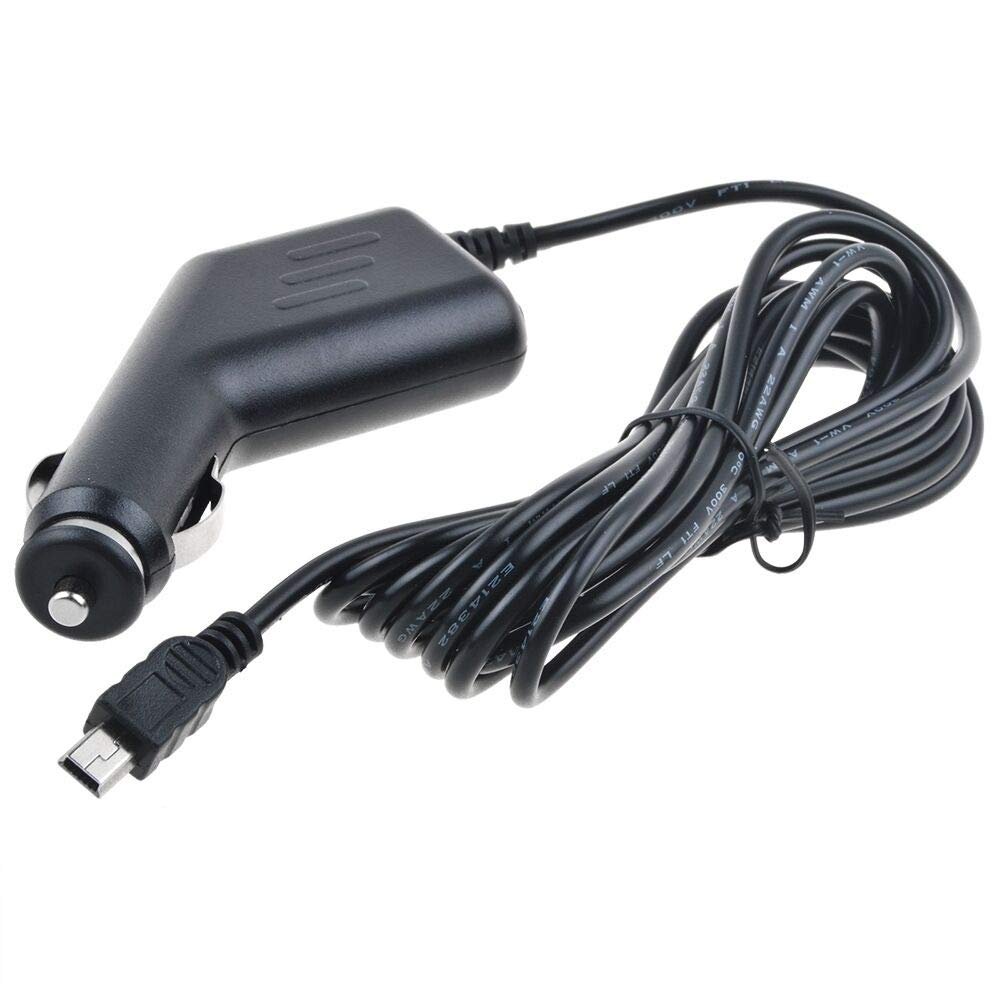 Auto Car Charger Adapter O/P: 5V 1.5A I/P:12-24V Mini USB 5 Pin Replacement for GPS Power