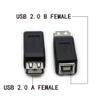 rgzhihuifz 2 Pack USB 2.0 AF/BF Plug Type A Female to Type B Female Adapter Connector Converter Compatible with Laptop Computer Hard Drive Printer Camera view 2