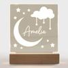 Personalized Night Light for Kids Girls Boys Customized Gifts for Baby Girl Nursey Lamp Bedroom Dream Stars view 1