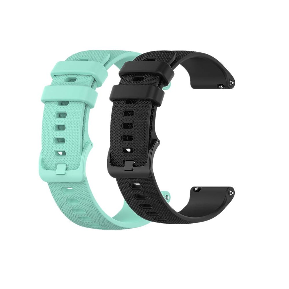 Huwokxix Watch Strap compatible with Garmin vivoactive 4/active,Adjustable Silicone Sports Strap Replacement Band for Polar Vantage m