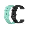 Huwokxix Watch Strap compatible with Garmin vivoactive 4/active,Adjustable Silicone Sports Strap Replacement Band for Polar Vantage m view 1