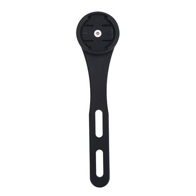 Dilwe Handlebar Computer Mount, ABS Handlebar Computer Mount Holder Bracket Outdoor Cycling Support(Black) and Spare Parts
