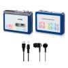 Bluetooth Cassette Player with Headphone, Tape Player Bluetooth Output to Headphone/Speaker,Walkman Portable Cassette Tape Player 2 AA Battery or USB Power Supply, 3.5mm Headphone Jack view 1