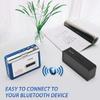 Bluetooth Cassette Player with Headphone, Tape Player Bluetooth Output to Headphone/Speaker,Walkman Portable Cassette Tape Player 2 AA Battery or USB Power Supply, 3.5mm Headphone Jack view 3