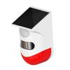 1pc Solar Outdoor Body Detector Security Alarm Sensor Light Sound Alert Automatic Charging Easy Installation for Home Security Outdoor Use view 1