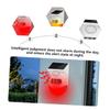 1pc Solar Outdoor Body Detector Security Alarm Sensor Light Sound Alert Automatic Charging Easy Installation for Home Security Outdoor Use view 2