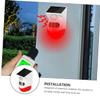 1pc Solar Outdoor Body Detector Security Alarm Sensor Light Sound Alert Automatic Charging Easy Installation for Home Security Outdoor Use view 4