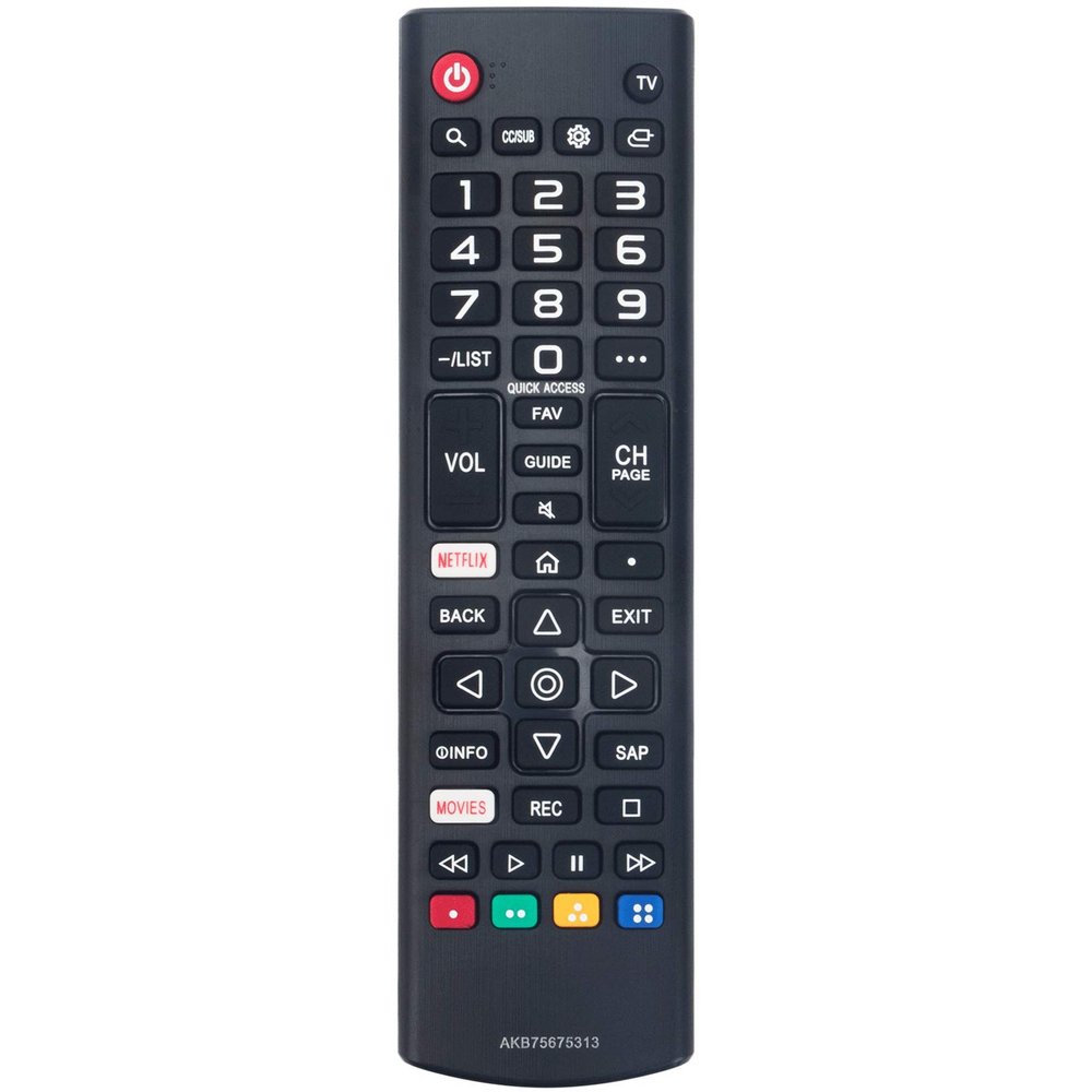 AKB75675313 Sub AKB75675304 Replacement Remote Control for LG TV 50UM7300PUA 50UM7310PUA 49UM7300PUA 50UM7300AUE 43UM7300PUA 55UM7400PUA 60UM7200PUA 65UM7300AUE 70UM7350PUA 75UM7570AUE