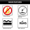 Kable Kontrol Nylon Split Wire Loom Tubing 3/4 Inch 100 Ft Long  High Temperature Black Wire Conduit Cover for Cords - Corrugated Tubing and Protector for Automotive Wires view 3