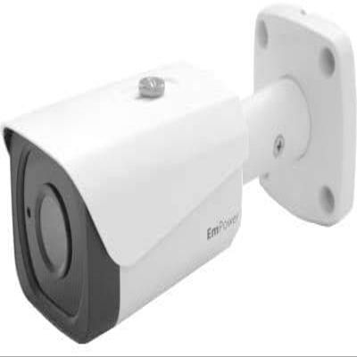 LTS IP-8BL-F40-PBL 8MP WDR IR Network Outdoor Mini Bullet Camera with 4mm Lens, RJ45 Connection.