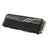 Timetec 2TB PCIe 4.0 Heatsink Gaming SSD NVMe Phison E27T PCIe Gen4x4 M.2 2280 3D NAND TLC SLC Cache Read/Write Speed Up to 7,400/6,400 MB/s Internal Solid State Drive for PS5, PC Desktop, PS5 Pro view 1