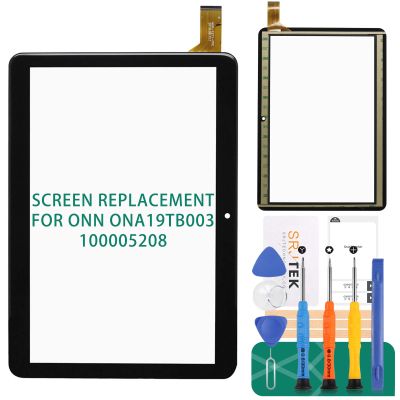 for ONN ONA19TB003 100005208 10.1" Touch Screen Replacement for ONN 100005208 Digitizer Repair Kits (Without LCD Screen)
