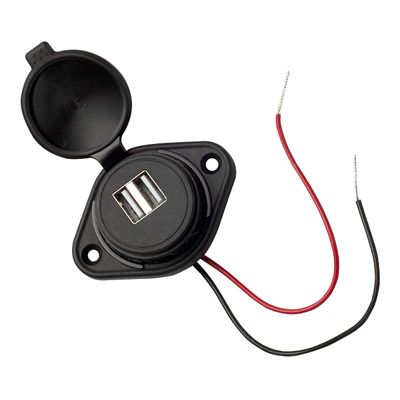 Magnadyne AUX-USB Surface Mount Dual UBS Charger - 5V/4.8A (RV, Car, Truck)