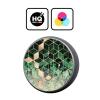Head Case Designs Officially Licensed Elisabeth Fredriksson Leaves and Cubes Sparkles Vinyl Sticker Skin Decal Compatible with Amazon Echo Dot (2nd Gen) - Skin only Echo Dot (2nd Gen) is NOT Included view 2