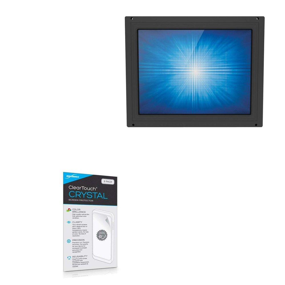 BoxWave Screen Protector Compatible with Elo 1291L - ClearTouch Crystal (2-Pack), HD Film Skin - Shields from Scratches