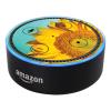 Head Case Designs Officially Licensed Mark Ashkenazi Sunflower Assorted Designs Vinyl Sticker Skin Decal Cover Compatible with Amazon Echo Dot (2nd Gen) - Skin only Echo Dot (2nd Gen) is NOT Included view 1