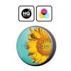 Head Case Designs Officially Licensed Mark Ashkenazi Sunflower Assorted Designs Vinyl Sticker Skin Decal Cover Compatible with Amazon Echo Dot (2nd Gen) - Skin only Echo Dot (2nd Gen) is NOT Included view 2
