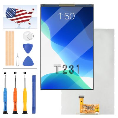 Display for Samsung Galaxy Tab 4 7.0" T230 T231 T233 T235 LCD Display Screen Replacement Matrix Lens Parts Kits 7" Inch Tablet with Free Repair Tools Set(Not Touch Screen Digitizer)