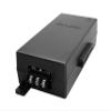 EverStar iPoE-35W24GD Gigabit | 36-72V DC in | 24VDC/1.46A 35W PoE+ Out | DC-DC Converter + Passive Mode A&B Solar PoE+ Injector for Wave-Pro 60 GHz, airFiber/AF- 3X 4X 5X 5XHD, RB3011UiAS-RM | Black view 1
