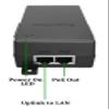 EverStar iPoE-35W24GD Gigabit | 36-72V DC in | 24VDC/1.46A 35W PoE+ Out | DC-DC Converter + Passive Mode A&B Solar PoE+ Injector for Wave-Pro 60 GHz, airFiber/AF- 3X 4X 5X 5XHD, RB3011UiAS-RM | Black view 3