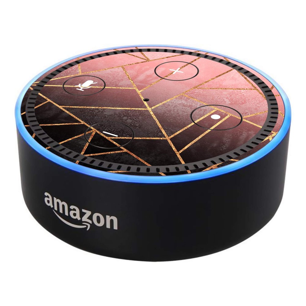 Head Case Designs Officially Licensed Elisabeth Fredriksson Pink and Black Sparkles Vinyl Sticker Skin Decal Compatible with Amazon Echo Dot (2nd Gen) - Skin only Echo Dot (2nd Gen) is NOT Included
