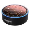 Head Case Designs Officially Licensed Elisabeth Fredriksson Pink and Black Sparkles Vinyl Sticker Skin Decal Compatible with Amazon Echo Dot (2nd Gen) - Skin only Echo Dot (2nd Gen) is NOT Included view 1
