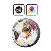 Head Case Designs Officially Licensed Mark Ashkenazi Map of The World Assorted Designs Vinyl Skin Decal Compatible with Amazon Echo Dot (3rd Gen) - Skin only Echo Dot (3rd Gen) is NOT Included view 2