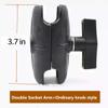 Composite Double Socket Arm for All Industry Standard 1.5 inch / 38mm / C Size Ball adapters, Compatible with RAM, Arkon, iBolt and More view 2