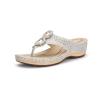 ZBYY Women's Summer Sandals Flowers Casual Flip Flops Ladies Beach Comfy Shoes Arch Support Thong Slip On Slides view 1