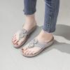 ZBYY Women's Summer Sandals Flowers Casual Flip Flops Ladies Beach Comfy Shoes Arch Support Thong Slip On Slides view 2