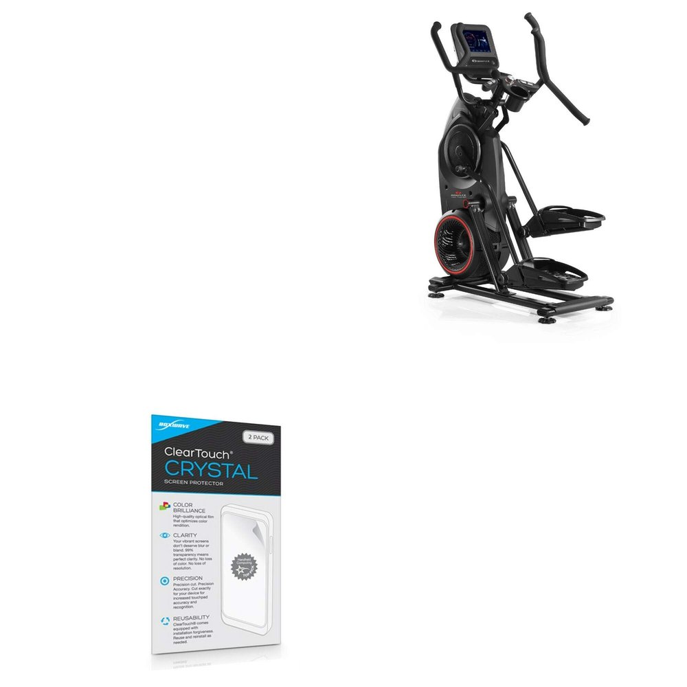 BoxWave Screen Protector Compatible with BowFlex Max Total - ClearTouch Crystal (2-Pack), HD Film Skin - Shields from Scratches