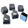 Kable Kontrol Plastic Cable Clips Adhesive Back 1 Length 1.25 Width 0.75 Height Black PVC Plastic 12 Pcs/Pack Wire Clips Self-Adhesive Cable Organizer Wire Management view 1