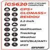 Wearable4U - iGPSPRT iGS620 GPS Wireless Bike Computer with Bluetooth, ANT+, SMS & Call Notification, Map Navigation with Bike Multi-Tool Bundle view 2