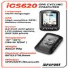 Wearable4U - iGPSPRT iGS620 GPS Wireless Bike Computer with Bluetooth, ANT+, SMS & Call Notification, Map Navigation with Bike Multi-Tool Bundle view 3