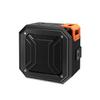 ToughTested Satellite Outdoor Wireless Bluetooth Speaker with Built-in FM Radio, IP65 Water Resistant and Shock Proof, 12 Hours of Continuous Playtime, Includes Micro USB & AUX Cables, Compact Design view 1