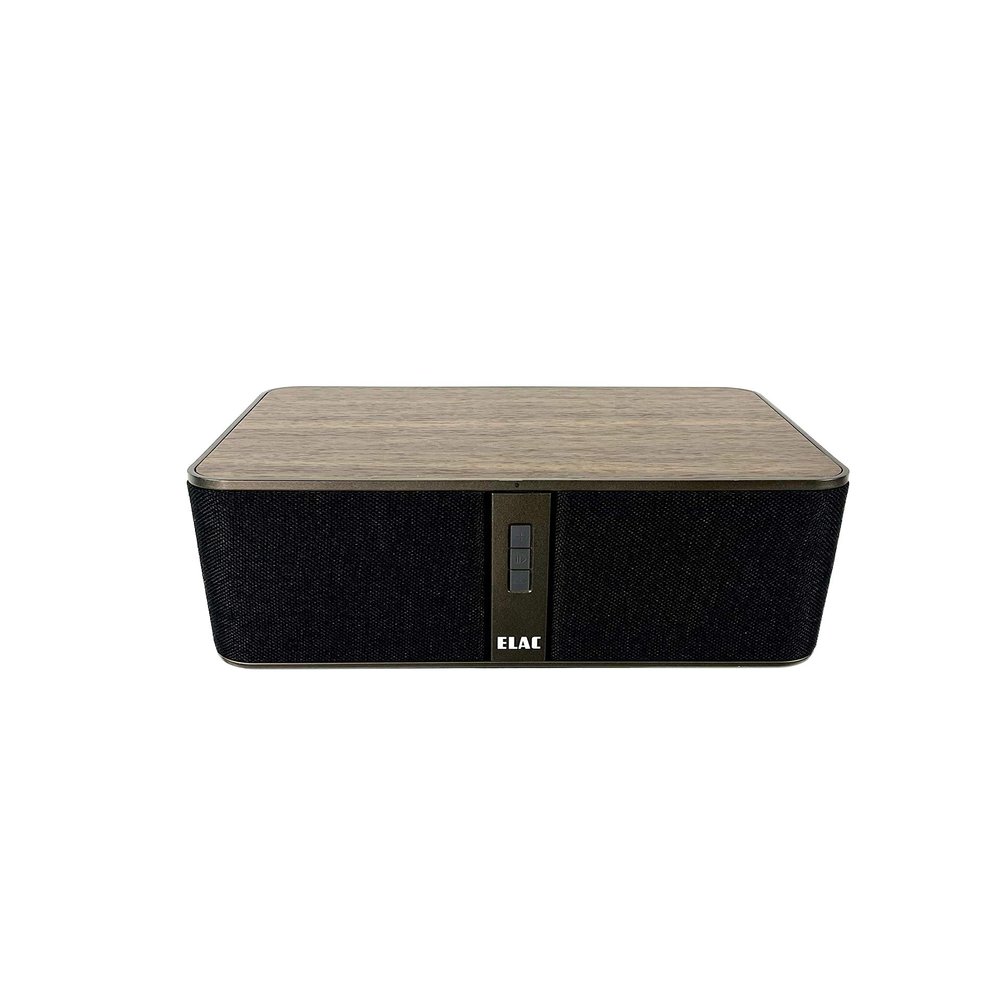 ELAC DS-Z31W-GB Discovery Z3 Wireless Speaker for Streaming Music Black and Walnut