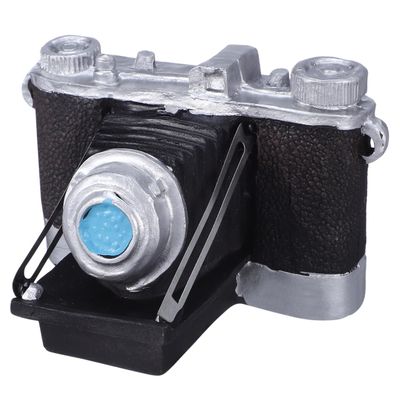 VOSAREA Retro Camera Model Vintage Camera Ornament Decorative Miniature Prop for Showcase Decor Photo Shooting Home